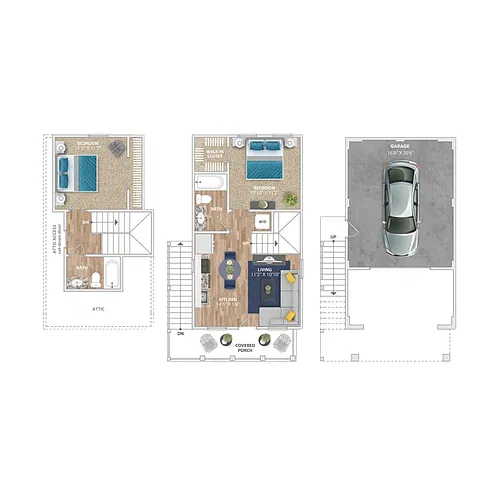Floor plan Tybee w/Garage