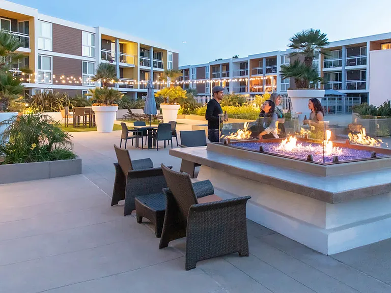 Socialize by the Patio Firepit
