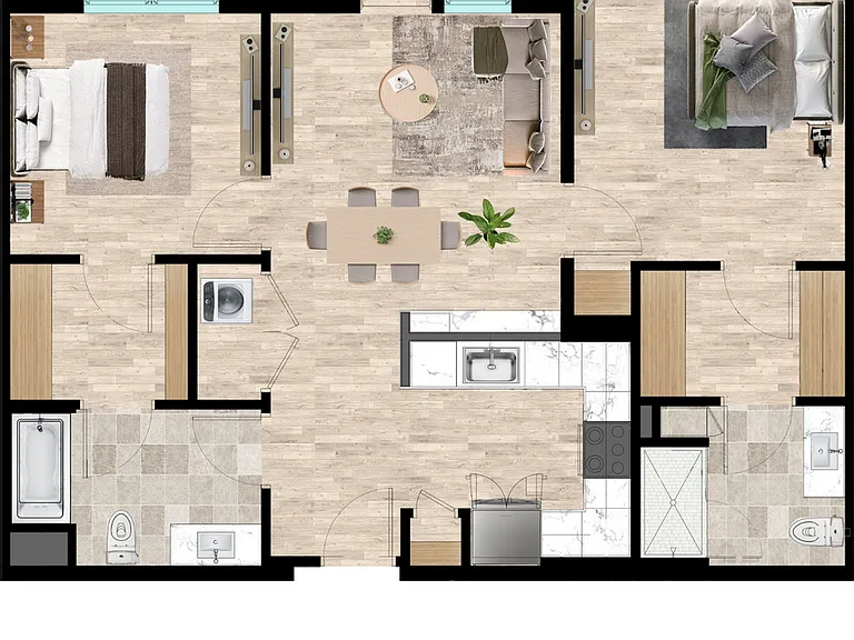 B4 - Two Bedroom B4 - Two Bedroom
