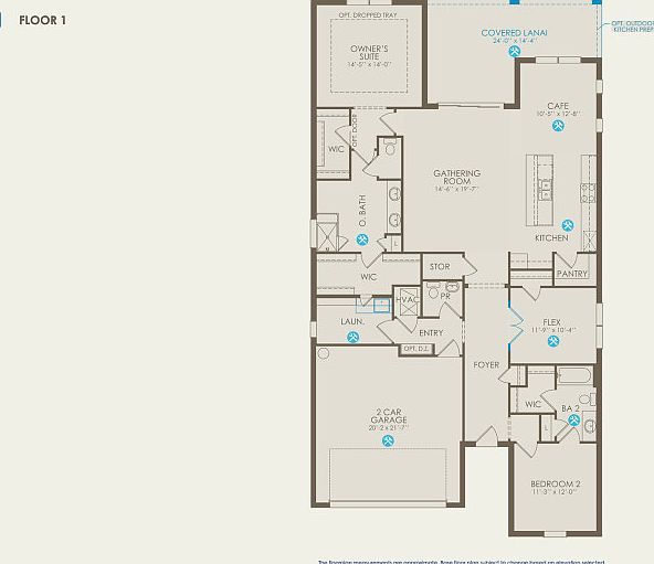 Prestige Floor Plan, Quick Move-in Home, Floor 1