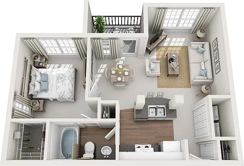 Floor plan A1