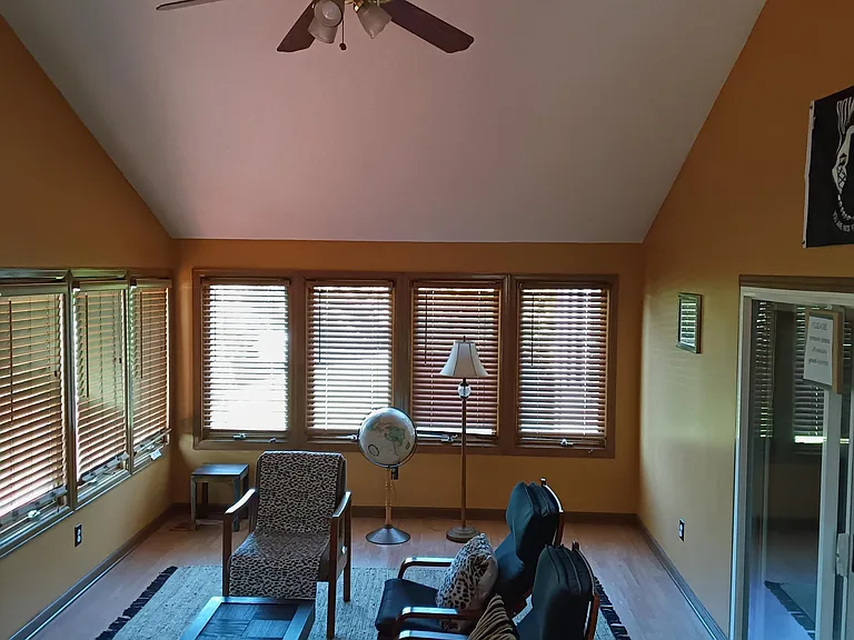 Sunroom view looking east