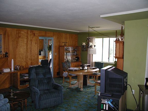 View of dining room from living room.