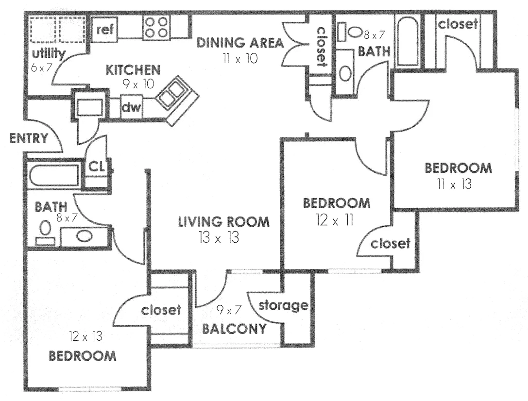 Floor plan C1
