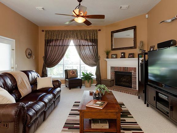 Great feel to this family room with plenty of natural light.