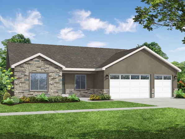 Willow 3-Car Plan, River Stone