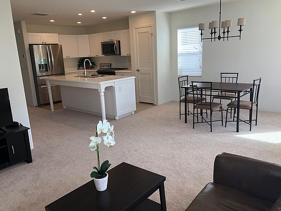 Living room dining room kitchen