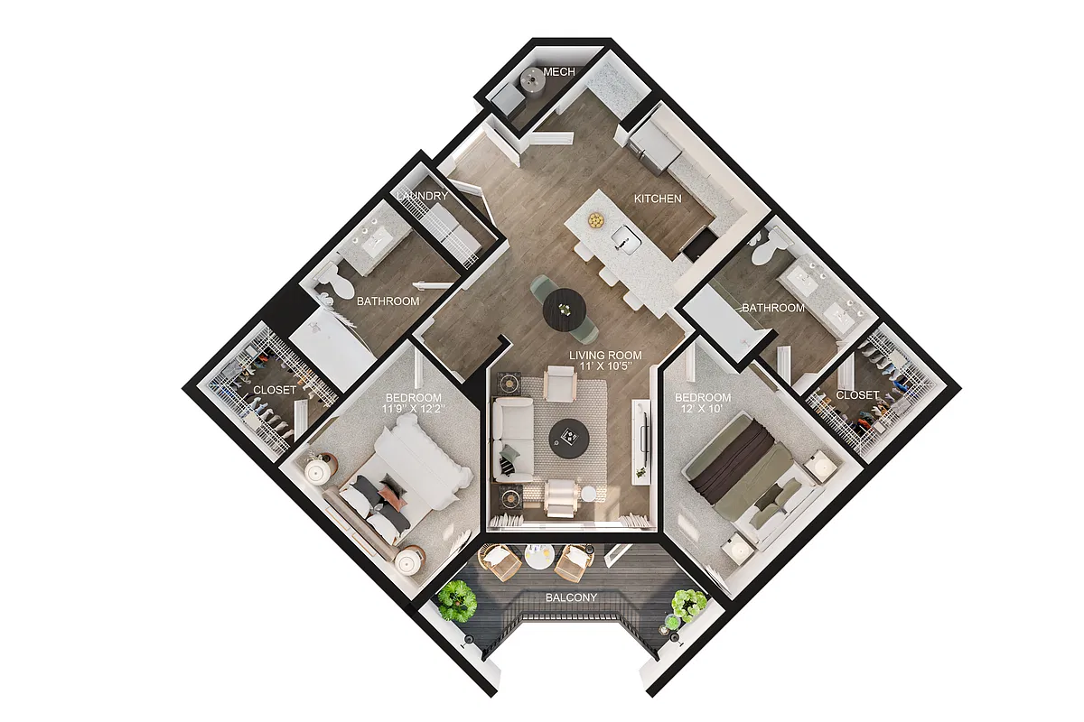 Floor plan B1