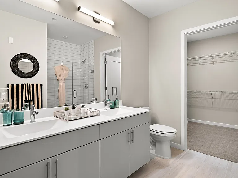 Model Unit - Bathroom With Double Vanities
