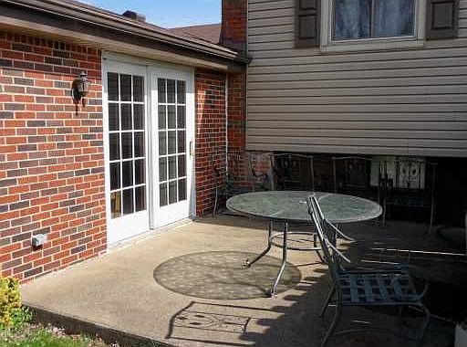 Nice back patio.