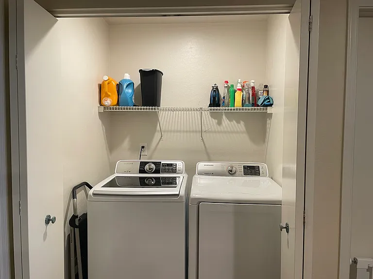 Upstairs laundry