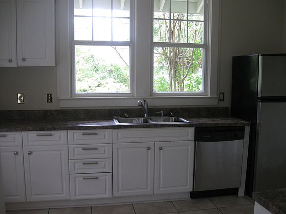 Kitchen with newer stainless appliances