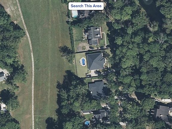 Aerial view of house