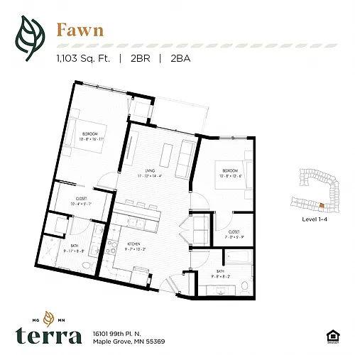 Floor plan Fawn