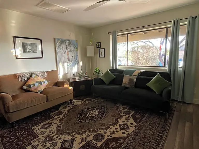 Living room, large front window