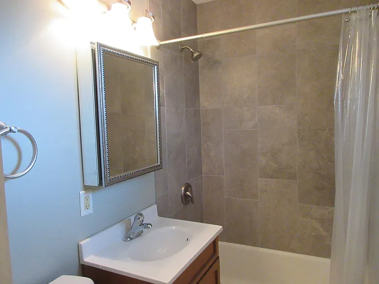 Ceramic tile shower