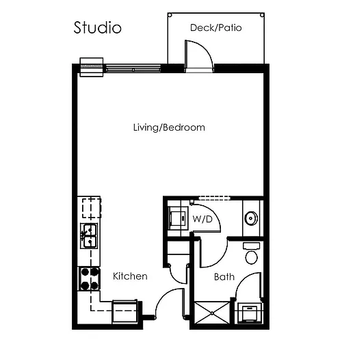 Floor plan Studio