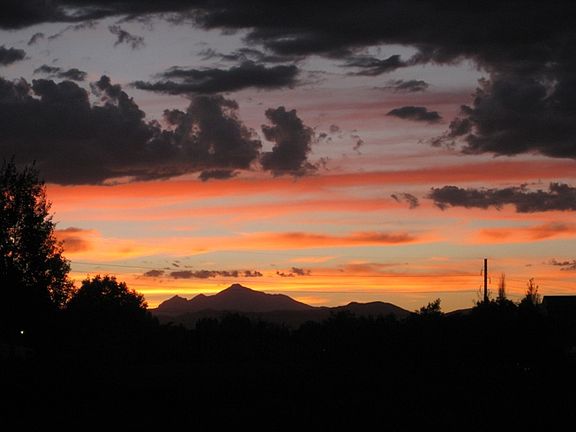 Typical summer sunset