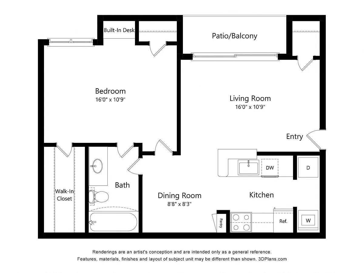 Floor plan A1R