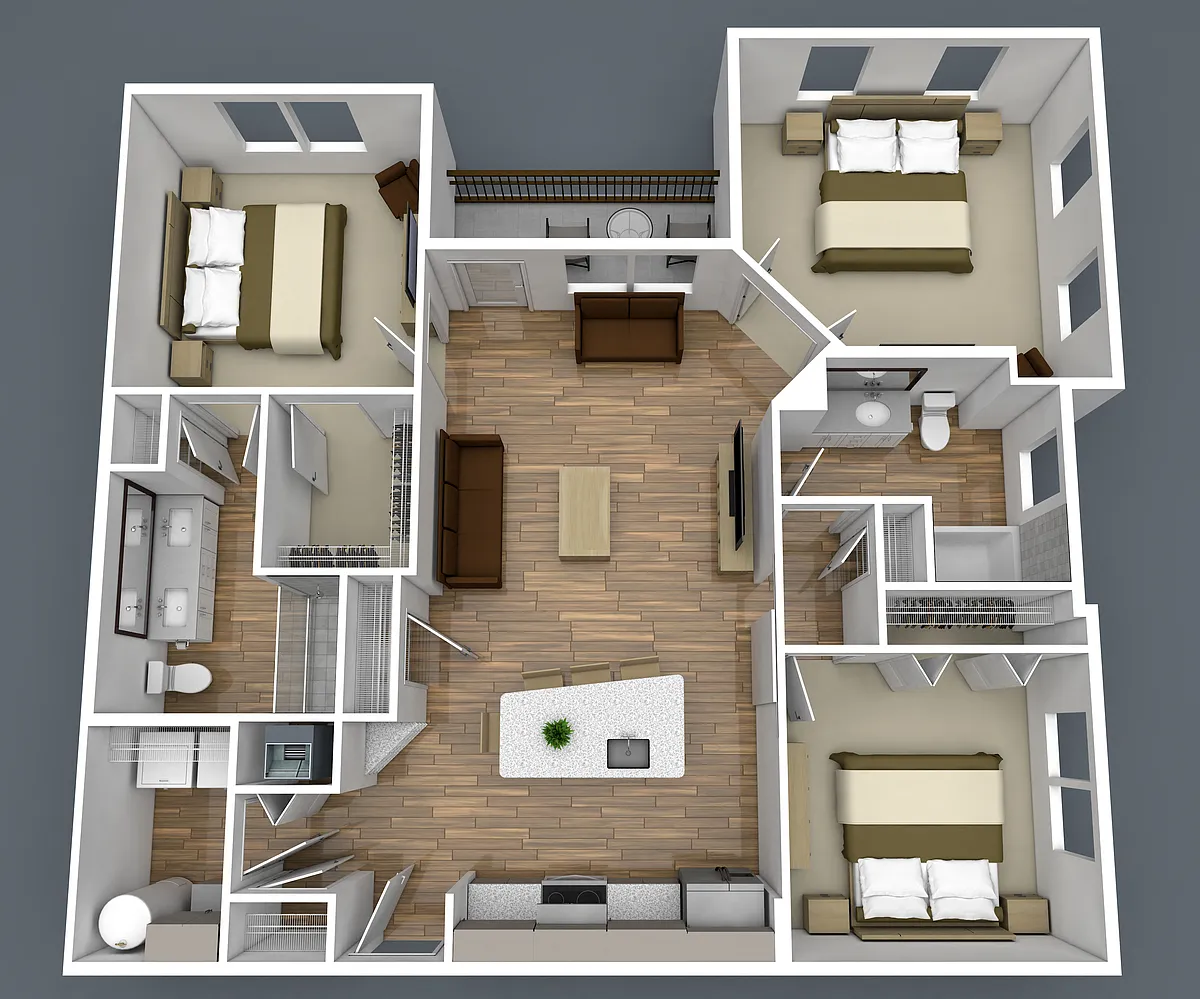 Floor plan 2C