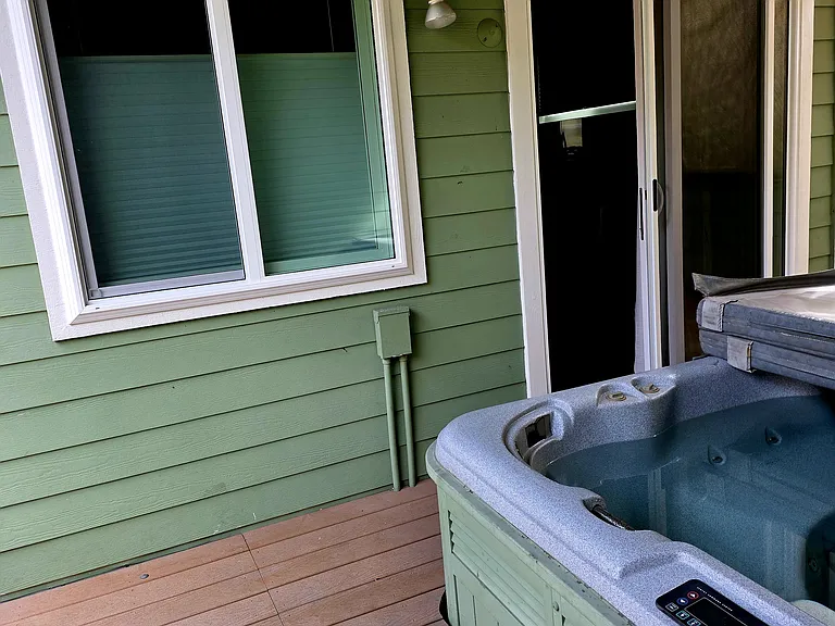 Deck off the first floor bedroom or office