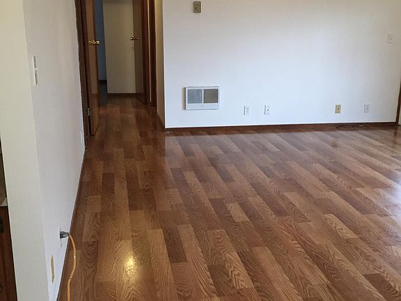 Looking from front door down hall