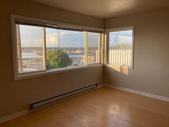 Looking north from living room