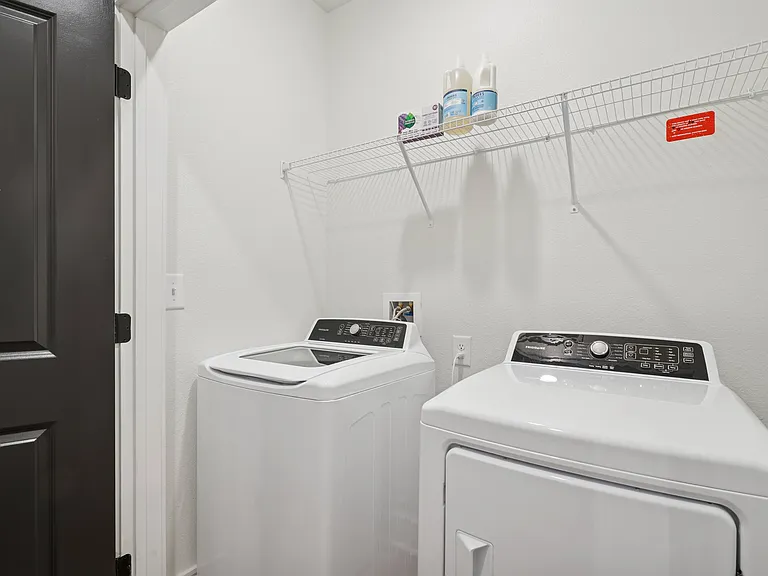 Laundry Room with Full-size Washer and Dryer
