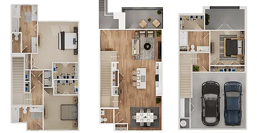 Floor plan TH-B