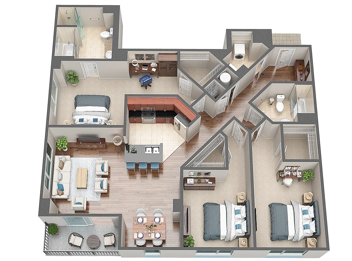Floor plan C4