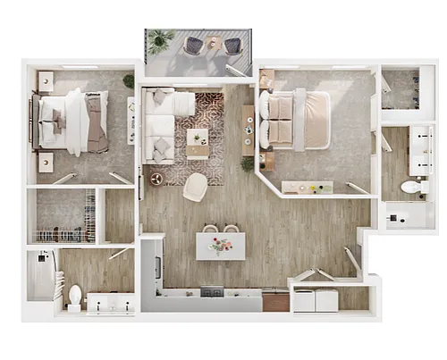 Floor plan 2B