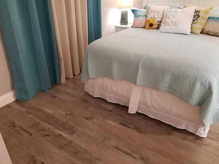 Easy care floor.