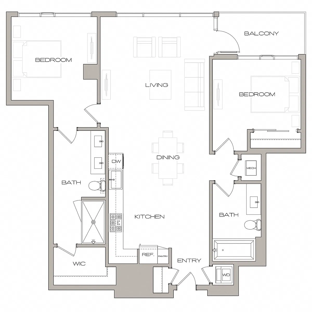 Floor plan B6