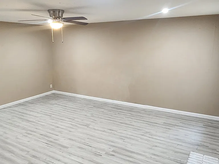 Living & dining area is open concept