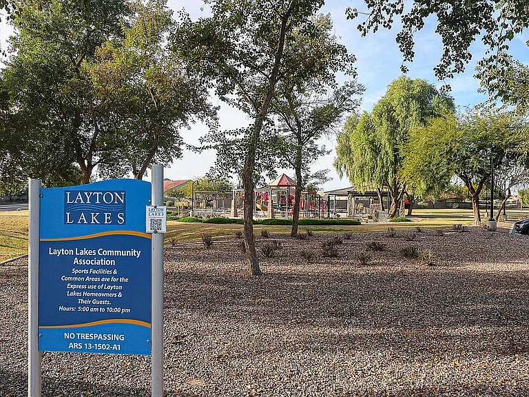 True resort style living with comnunity pool & spa, kid's play areas and miles of scenic walking paths.