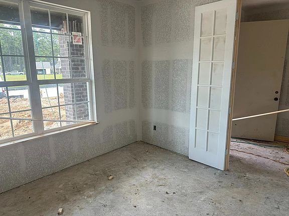 Construction progress - study with French doors