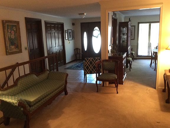 Living room view to foyer