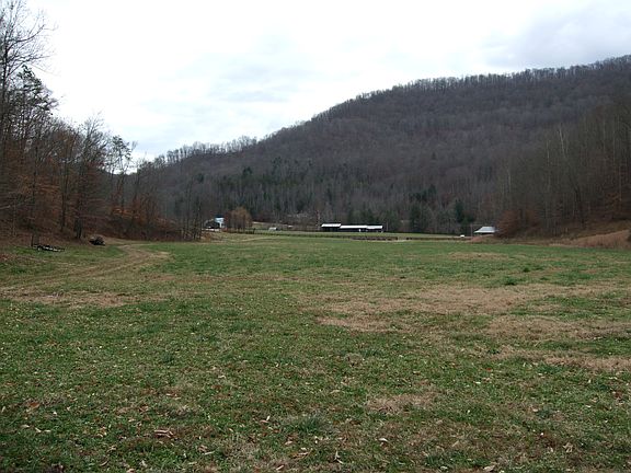 View from barn towards house