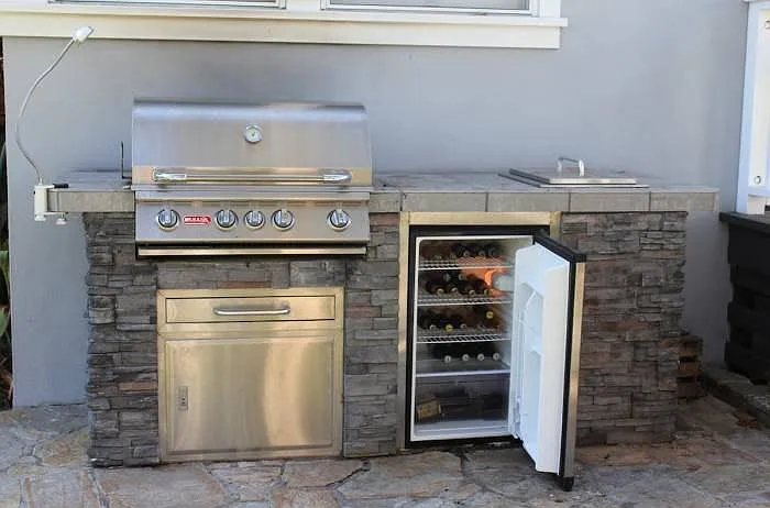 Built in BBQ