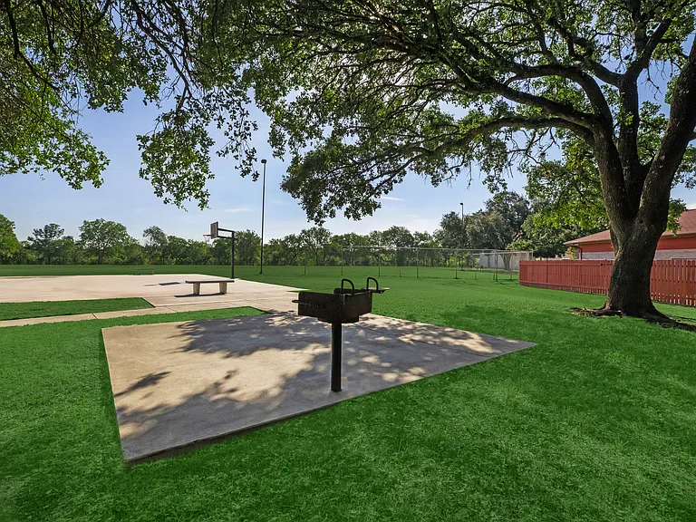 Patio and BBQ area