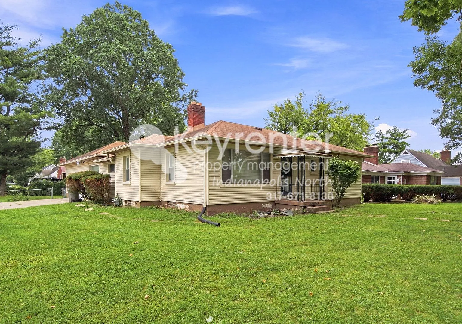 Well-Situated 3-Bedroom Corner-Lot Home with Fenced Yard & Fireplace — Photo 1