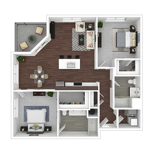 Floor plan 2 Bedroom