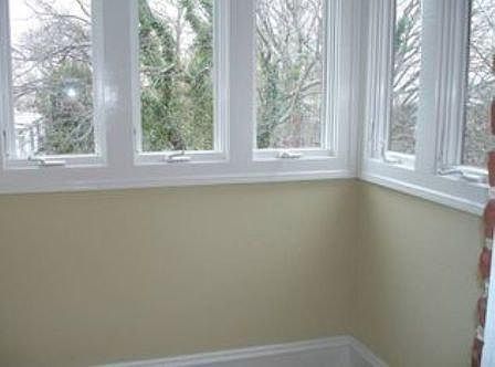 Off the living room is a great sunroom or office. Very ligh