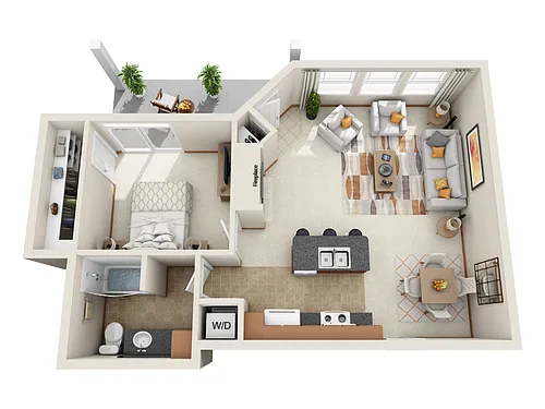 Floor plan The Oasis