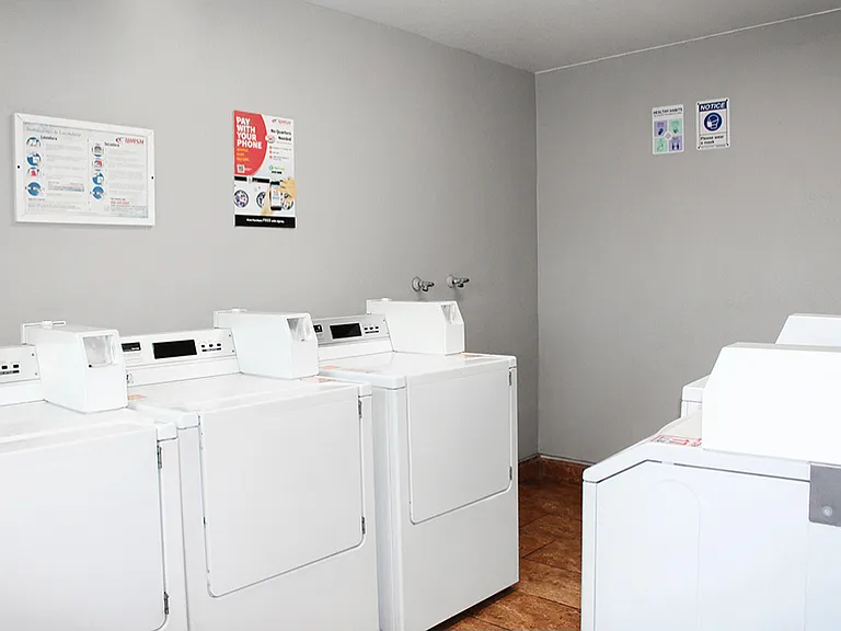 One of our 4 laundry rooms in our community.