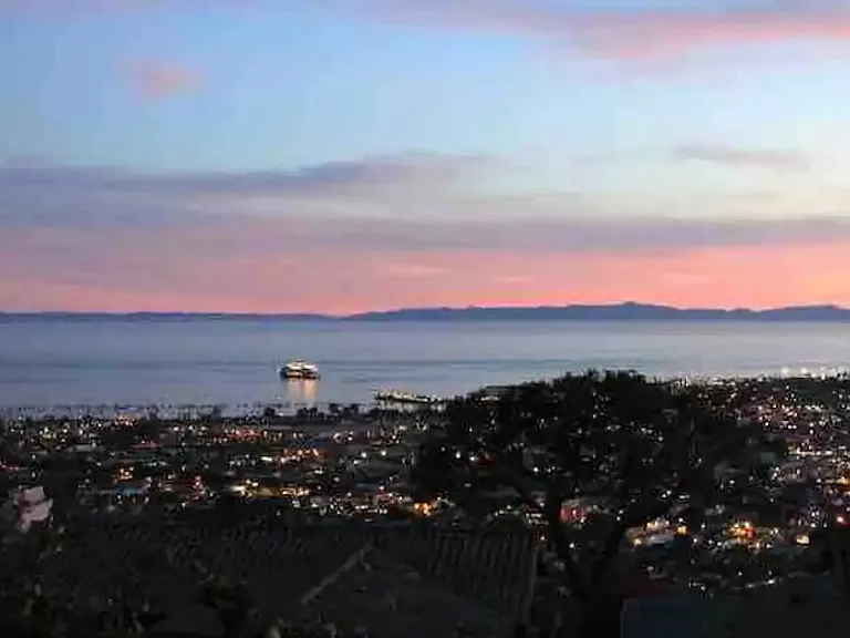 Evening view from Deck