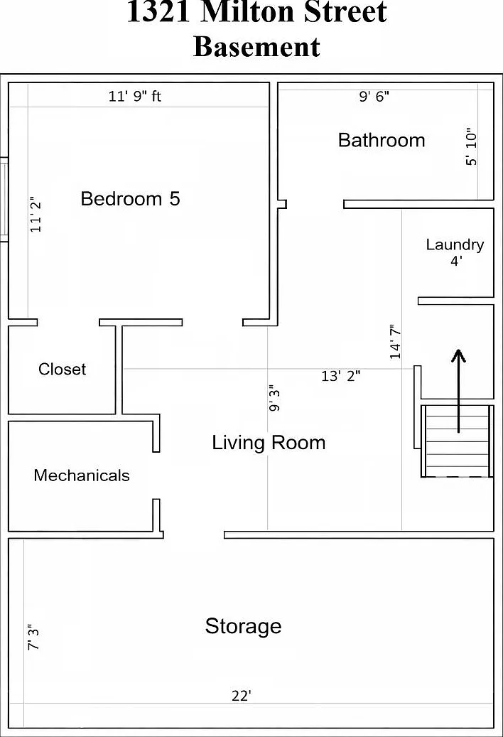 1321 Milton St. (5 BR) - Tallard Apartments — Photo 4