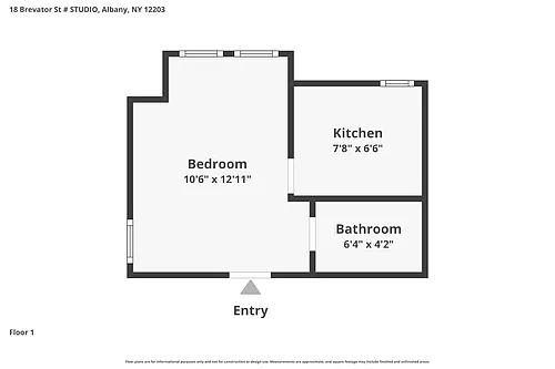 Floor plan STUDIO