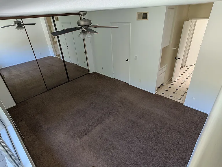 Master bedroom & connected vanity