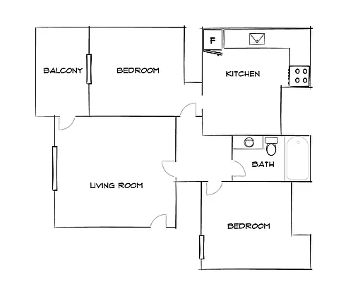 Floor plan Design 2A10